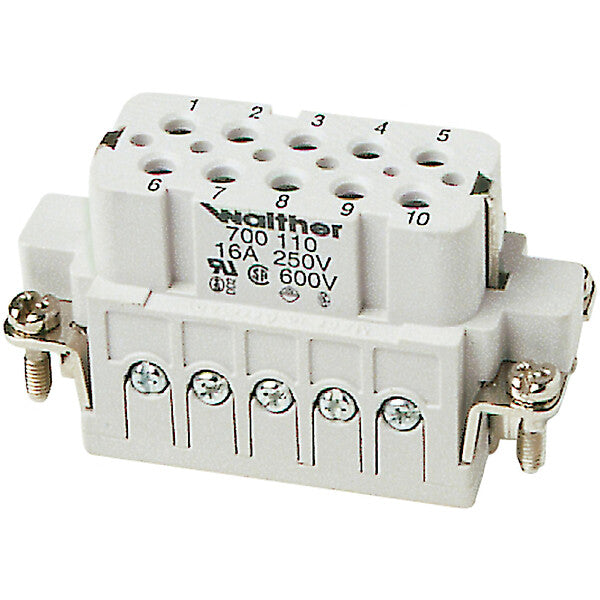 WALTHER-WERKE Buchseneinsatz A10 0,5-2,5qmm 20-14AWG 700110